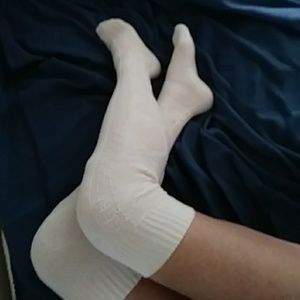 OTK Cable Knit Socks Pastel Pink